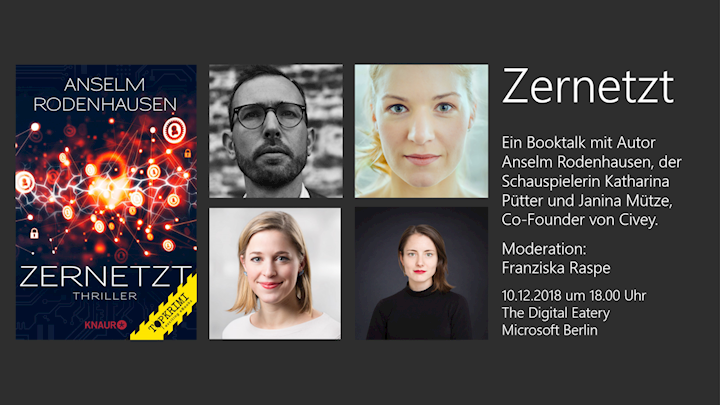 Zernetzt. Ein Booktalk mit Anselm Rodenhausen